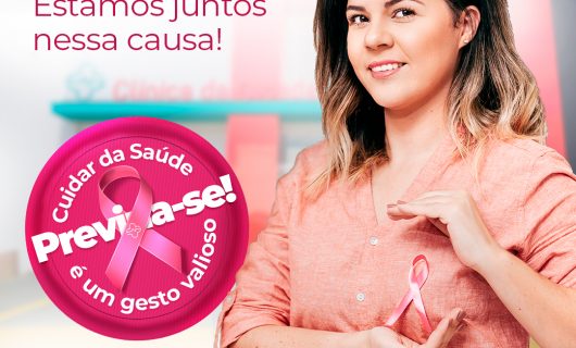 Pense rosa para o mês da conscientização sobre o câncer de mama